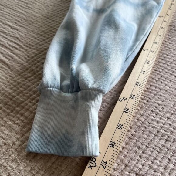 Z Supply Hoodie Womens Small Blue White Tie Dye Pullover Sweatshirt Cotton Soft - Picture 10 of 12